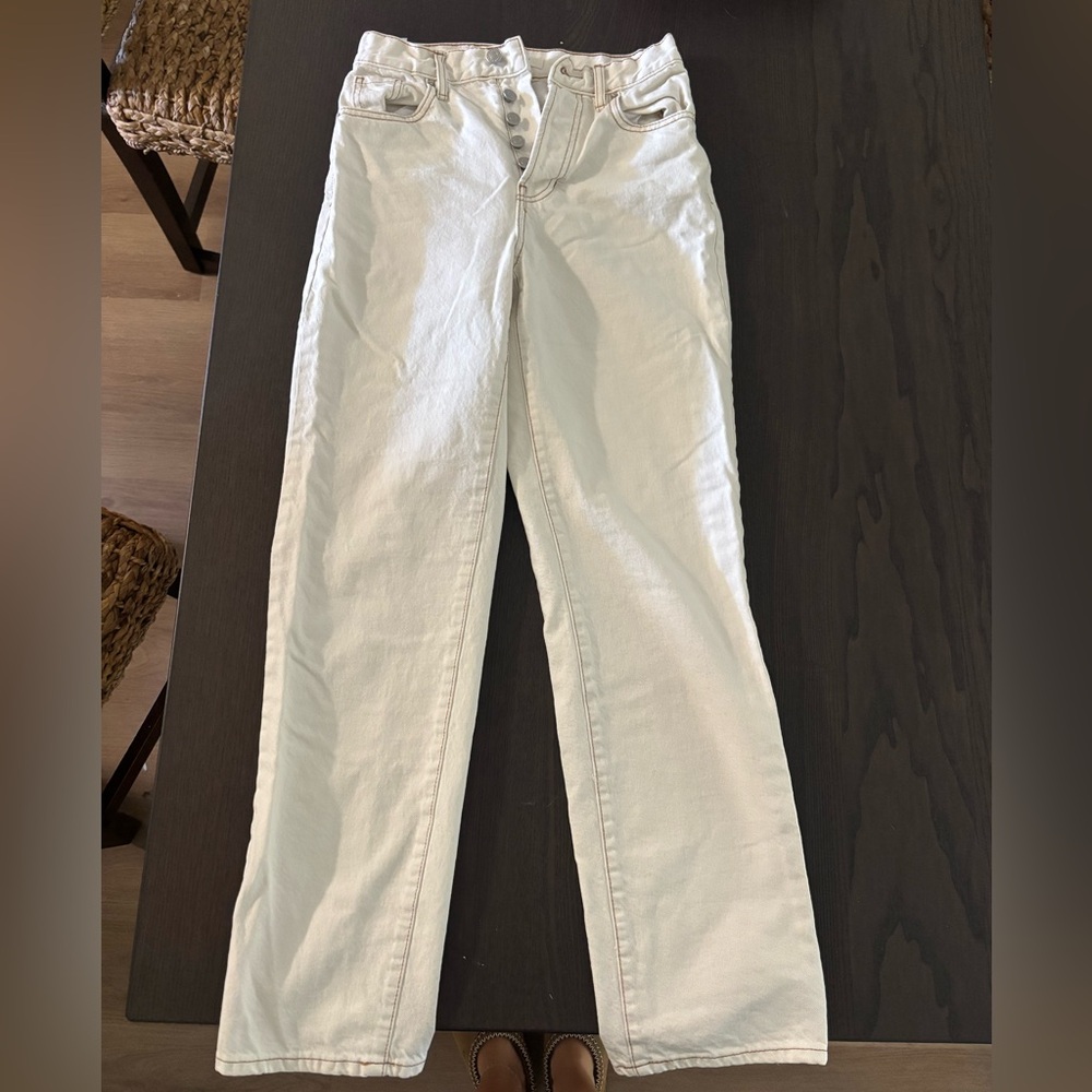 PacSun White Dad Jean